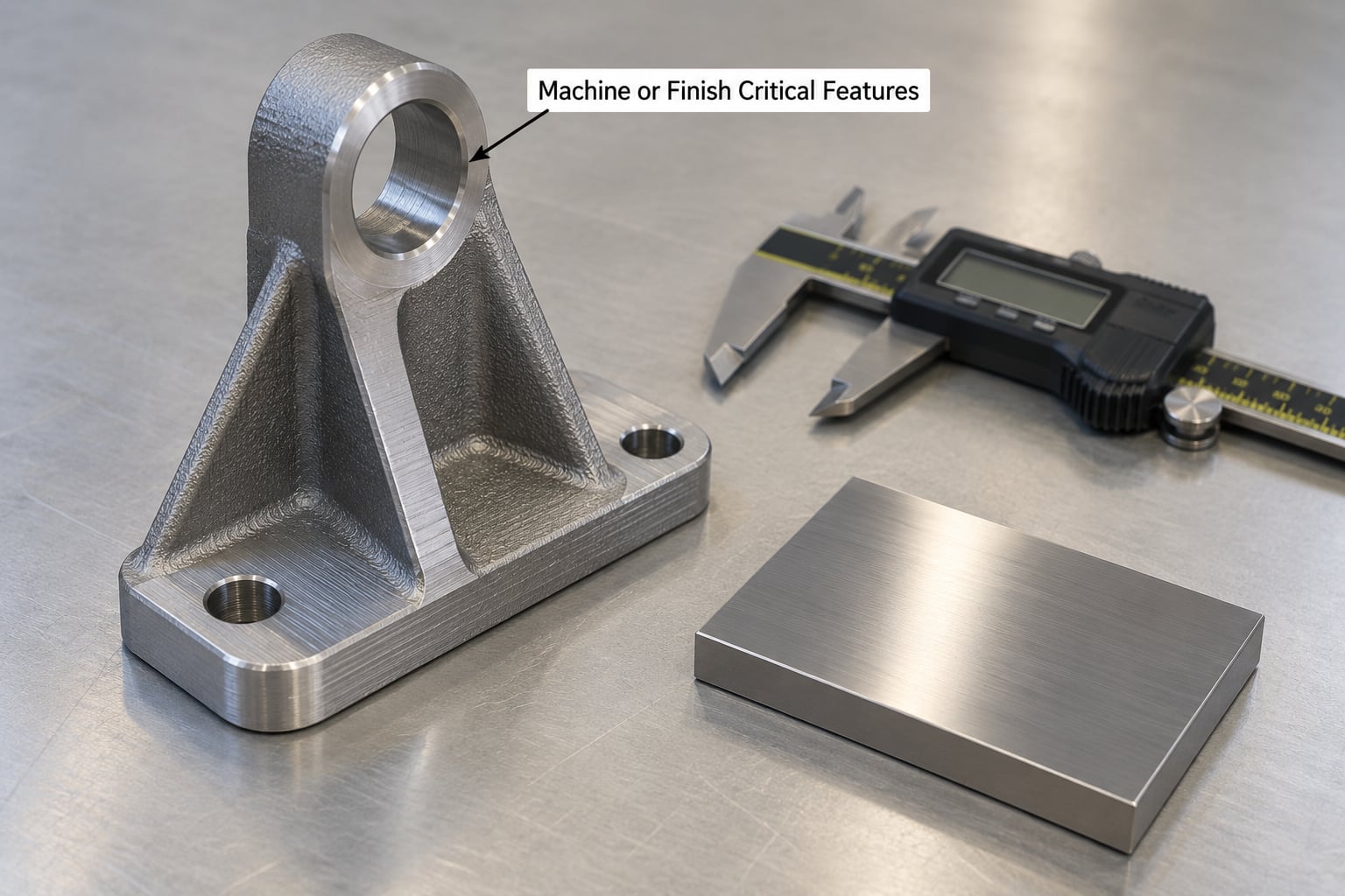 Machine or Finish Critical Features