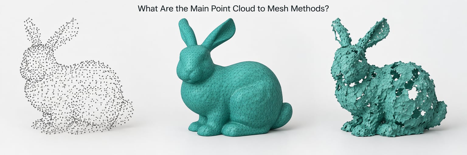 What Are the Main Point Cloud to Mesh Methods?