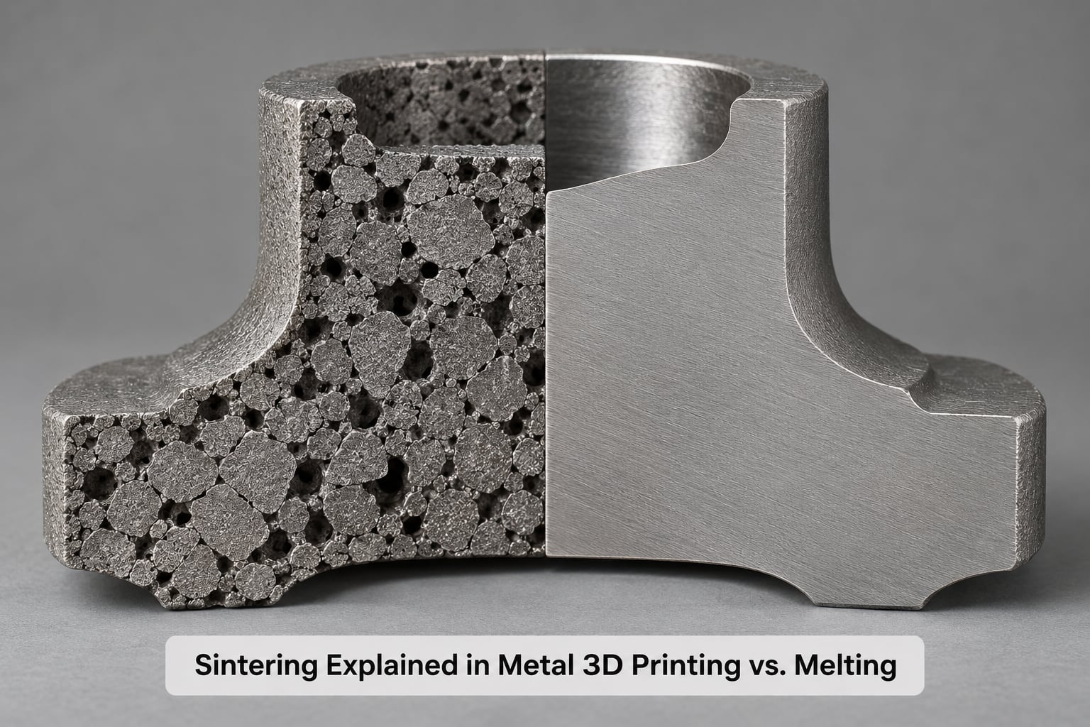 Sintering Explained in Metal 3D Printing vs. Melting