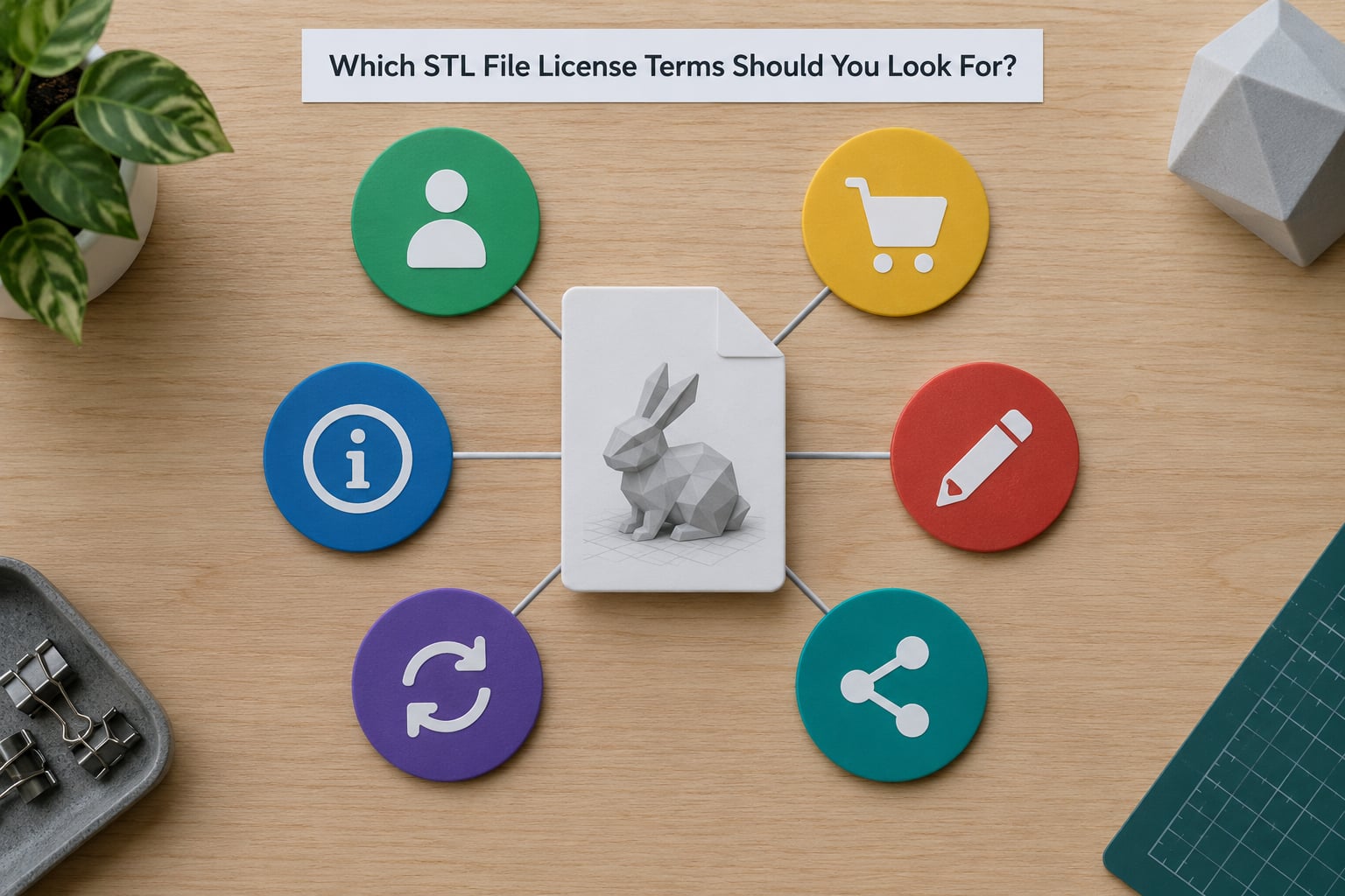 Which STL File License Terms Should You Look For?